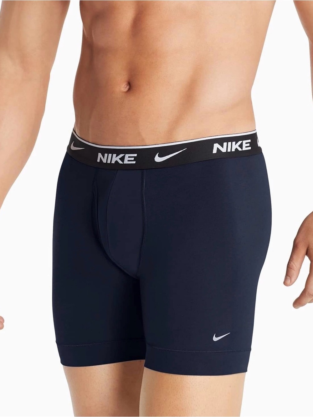 Nike Underwear Everyday Cotton Stretch Boxer Briefs (3-Pack) Mens Size S
